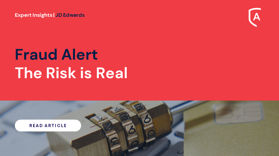 Fraud Alert – The Risk is Real!